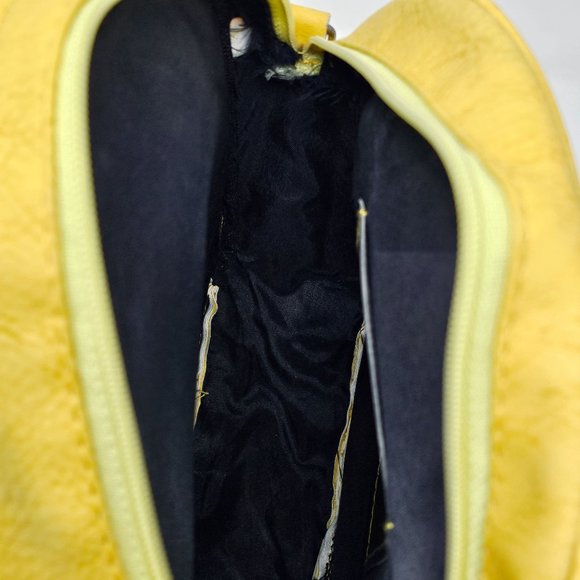 Faux‎ Yellow Leather Mini Rainbow backpack - Picture 9 of 11
